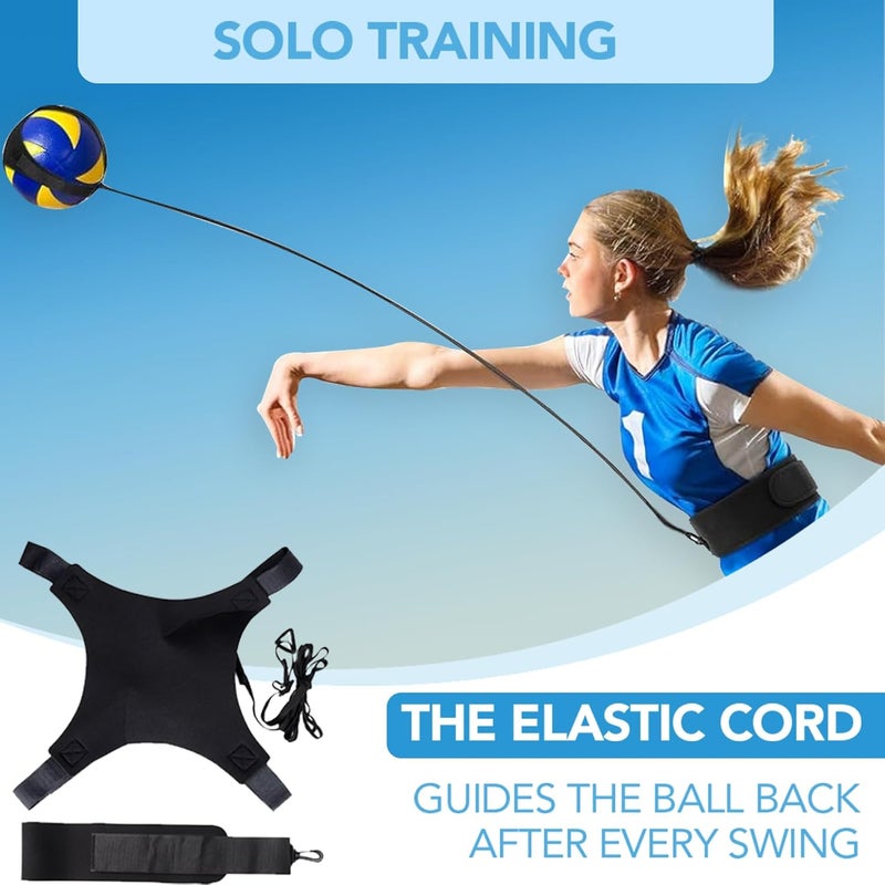 Inscool Volleyball Training Equipment Aid - Level Up Your Skills with Solo Practice, Realistic Repetitions & Adjustable Design - Perfect for Volleyball Players of All Levels & Genders - Image 2